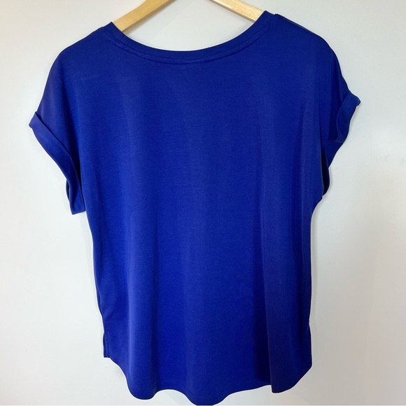 A New Day Royal Blue Modal Blend Pocket Tee Medium - Picture 3 of 6